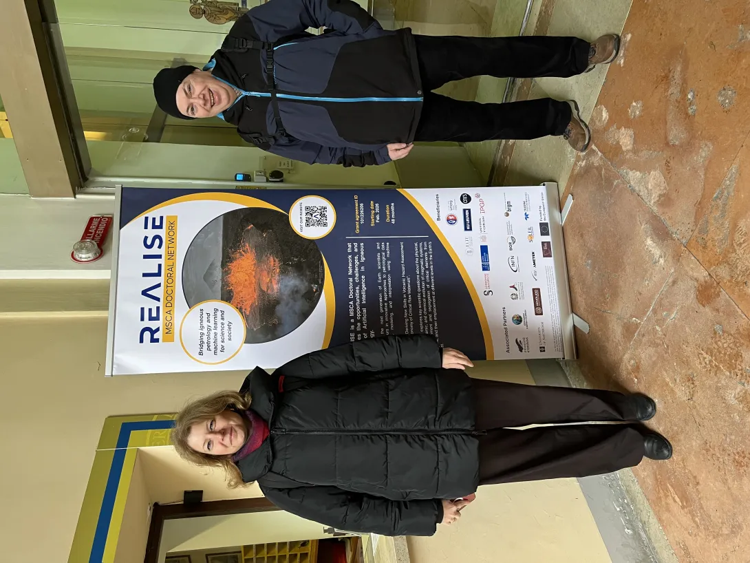 Réka Lukács and András Lukács at the kick‑off conference